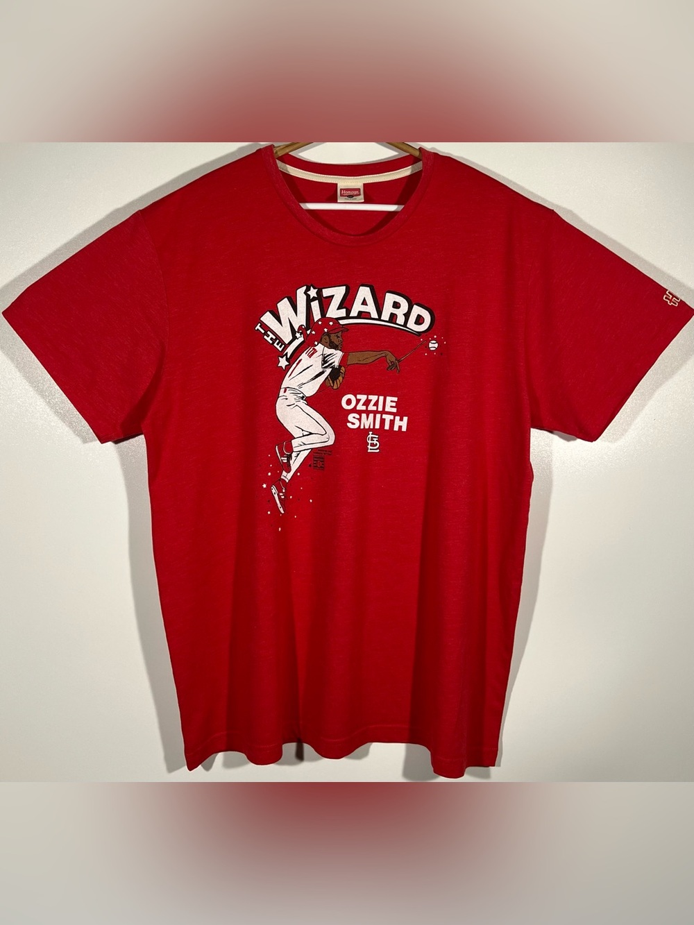 Homage St Louis Cardinals Ozzie Smith The Wizard Shirt Short Sleeve Men’s 2XL